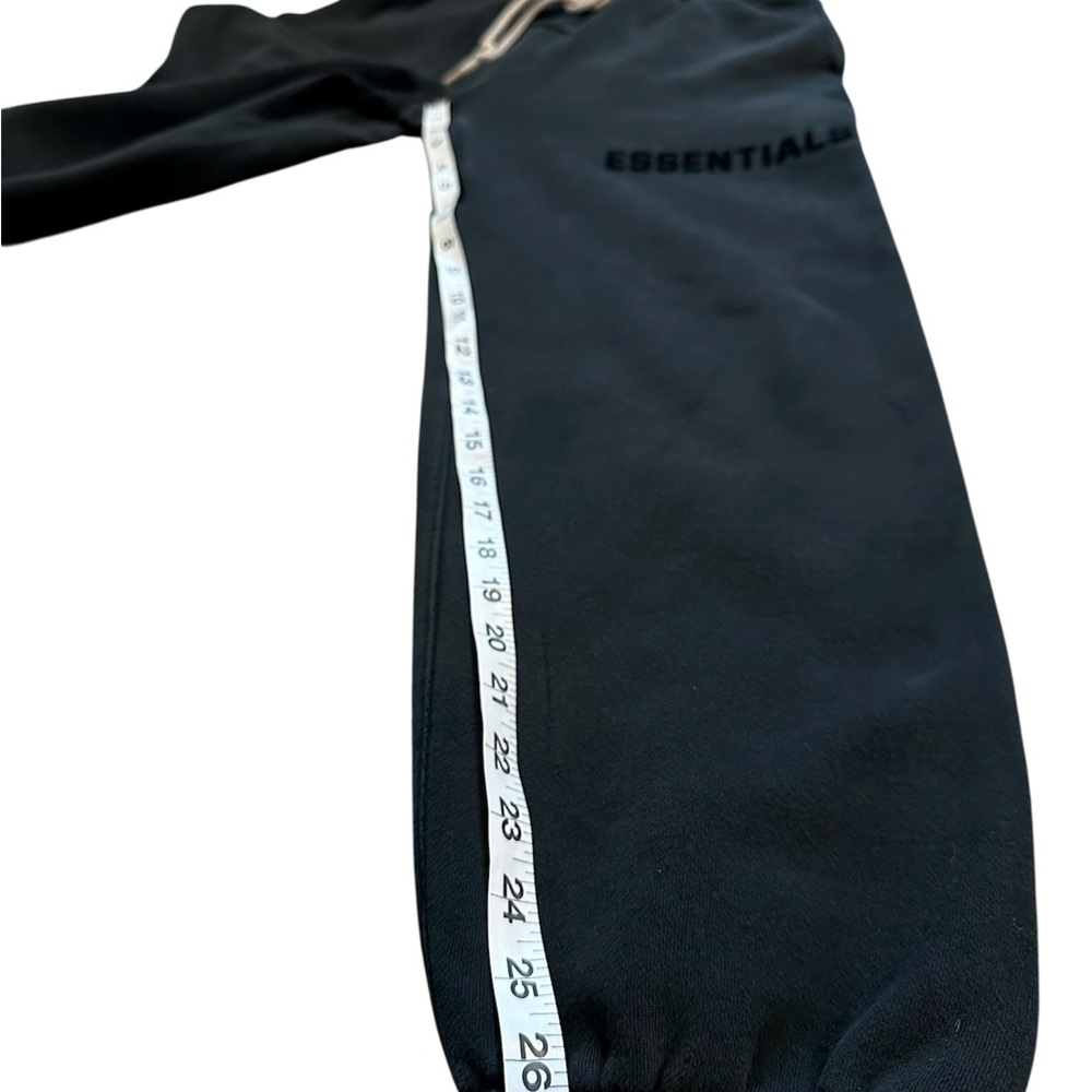 Essentials Black Sweatpants Joggers, Unisex - Picture 7 of 9